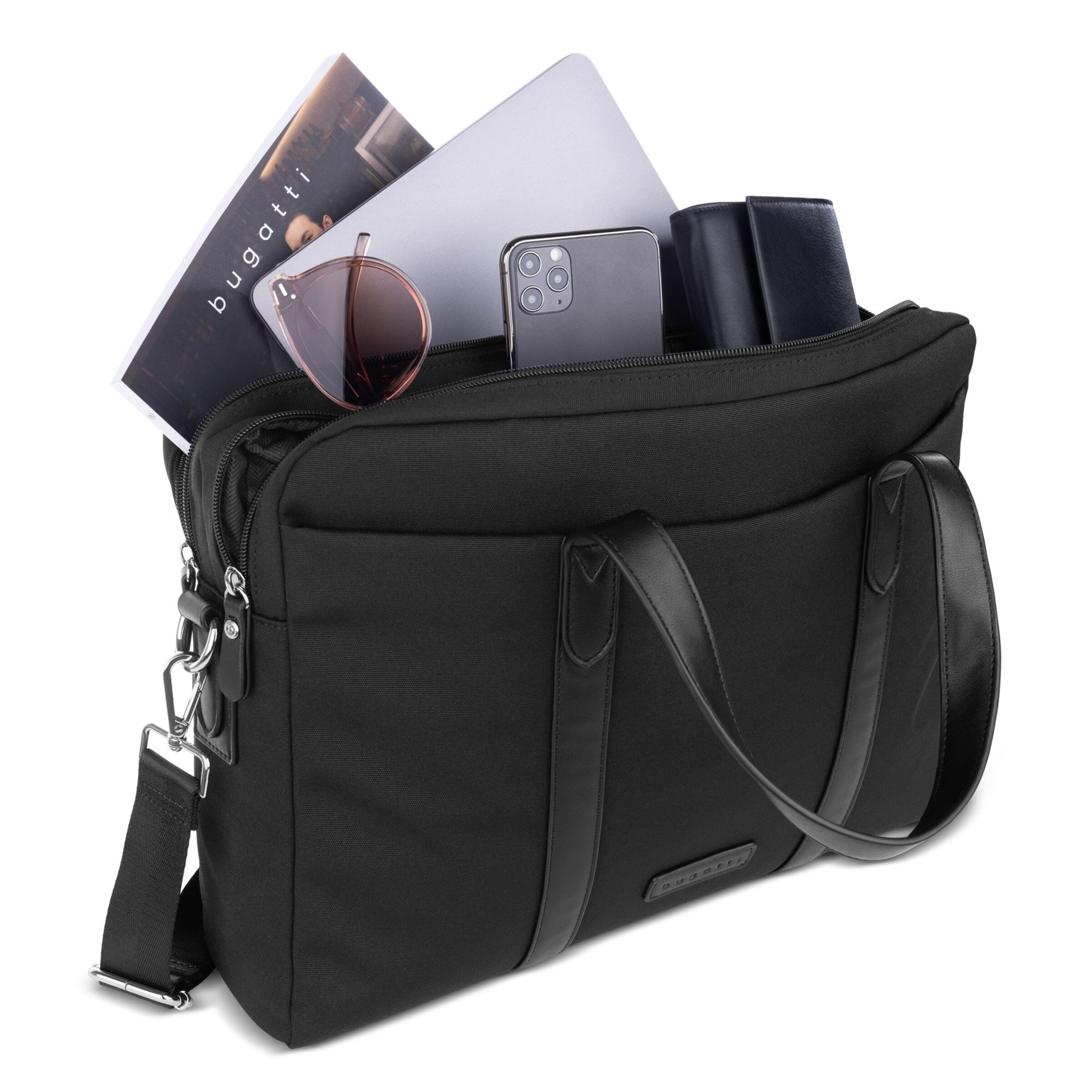 bugatti Aktentas 'Maro' in Grijs