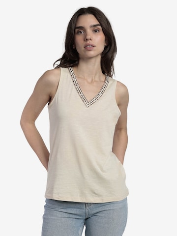 admas - Top en beige: frente