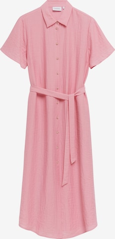 Robe-chemise COMMA en rose : devant