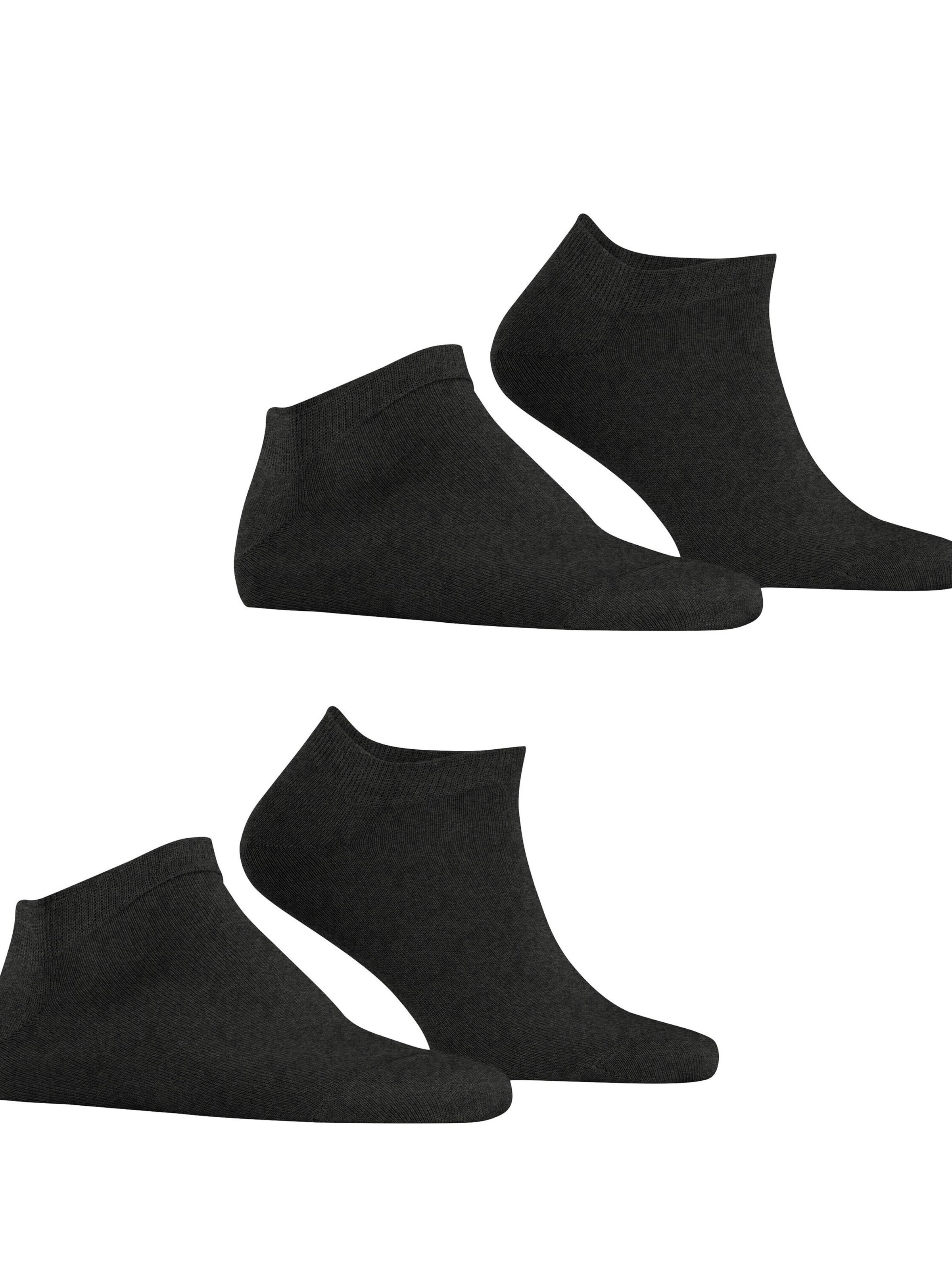 ESPRIT Füßlinge 'Basic Uni 2-Pack'‌‌‌ in Grau