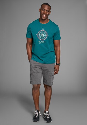 DELMAO T-Shirt 'Delmao' in Grün