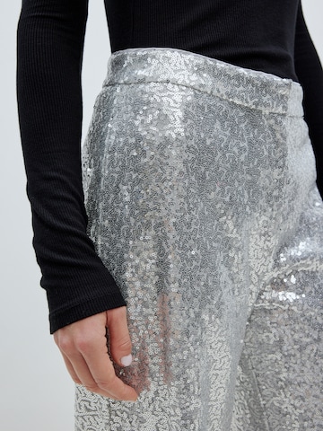 EDITED Wide Leg Hose 'Dasha' in Silber