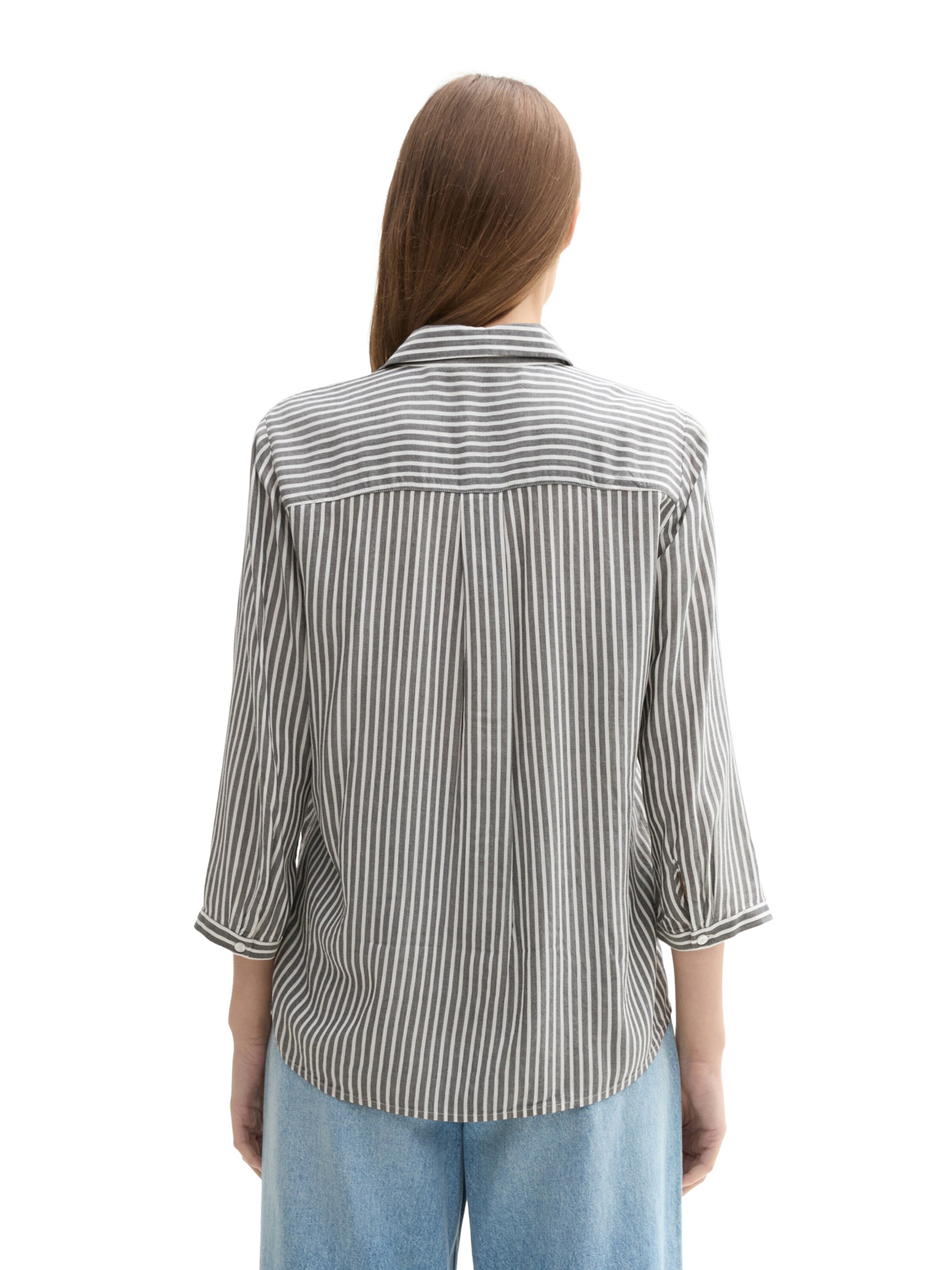 TOM TAILOR Bluse in Blau