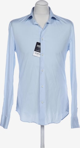 Baldessarini Button Up Shirt in M in Blue: front