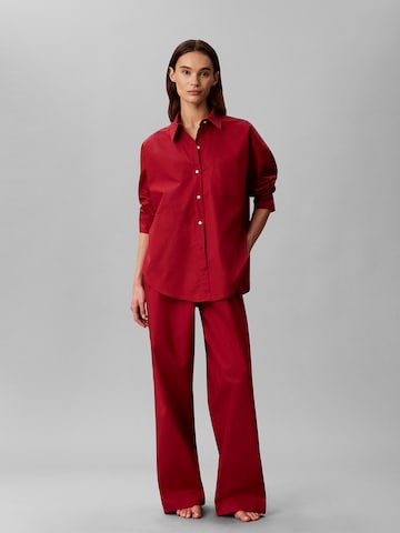 Calvin Klein Pyjamahose in Rot: Vorderseite
