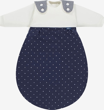 ALVI Schlafsack 'Schlafsack Baby-Mäxchen 3-teilig Baumwolle' in Blau: Vorderseite