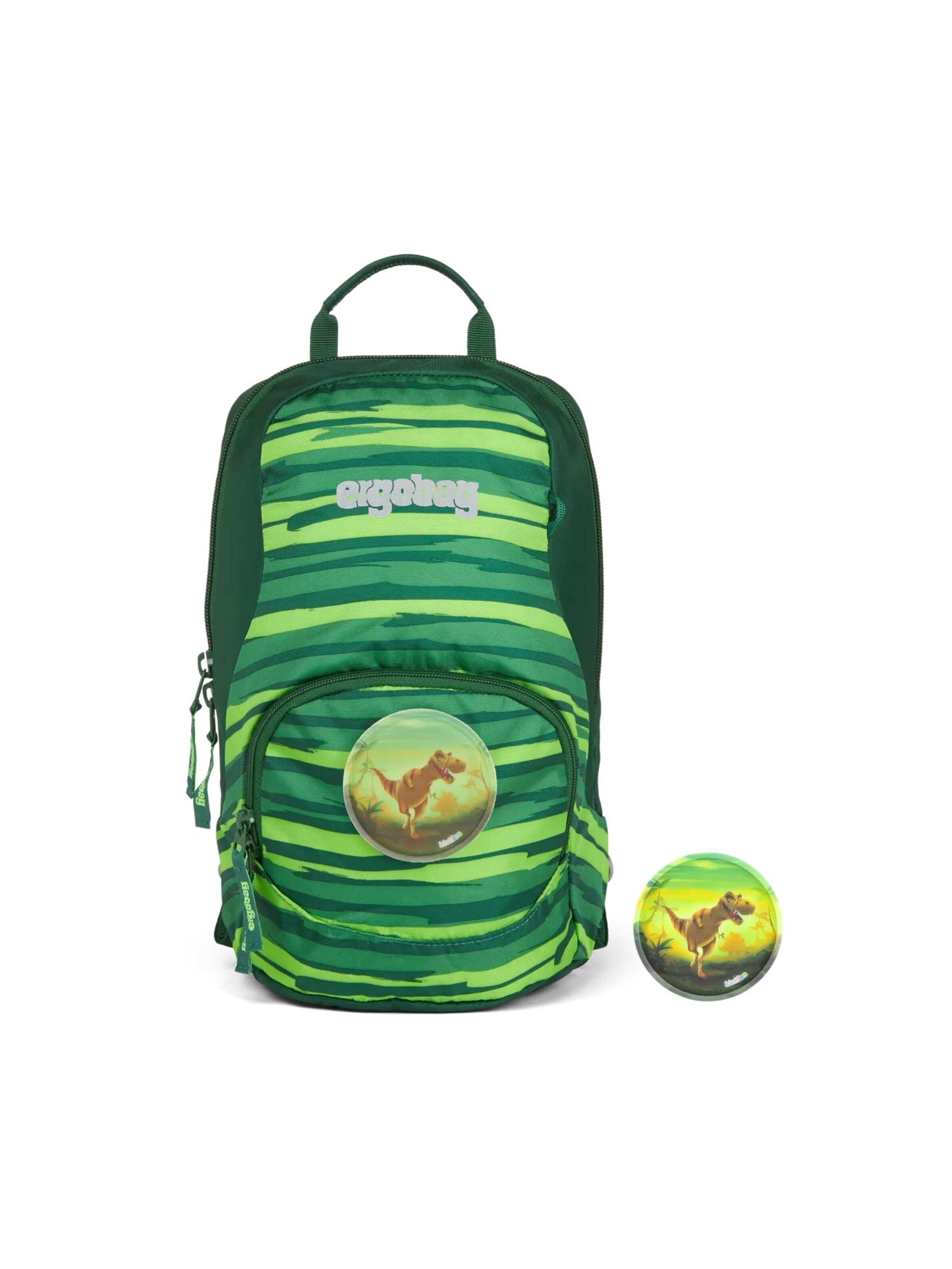 ergobag Backpack 'Kinderrucksack Ease Small' in Green: front