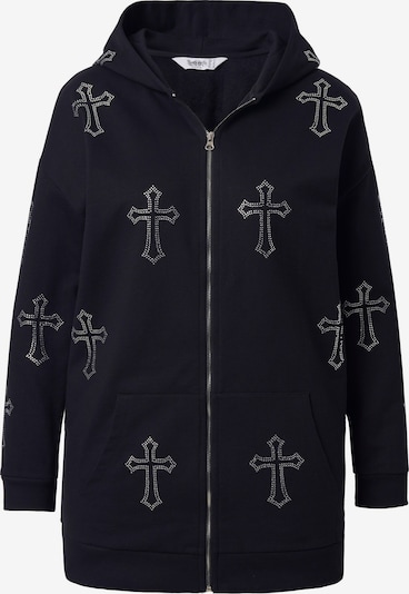 Angel of Style Sweatjacke in schwarz, Produktansicht