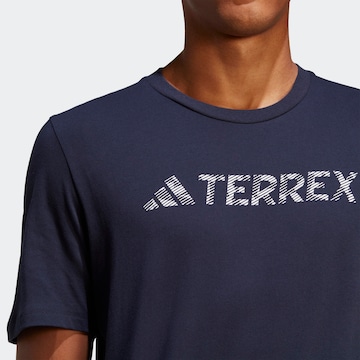 ADIDAS TERREX Performance shirt 'Classic' in Blue