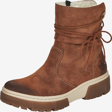 RIEKER Snow Boots in Brown: front