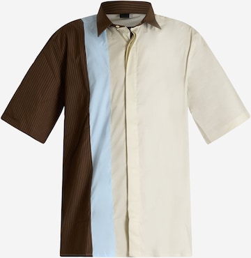 LOW BRAND - Regular Fit Camisa em mistura de cores: frente