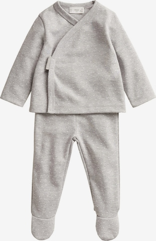 MANGO KIDS Schlafanzug 'LITUS' i grå: framsida