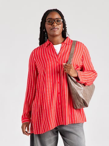 SAMOON Blouse in Red: front