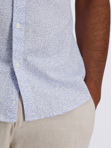 PIERRE CARDIN Regular fit Overhemd in Blauw