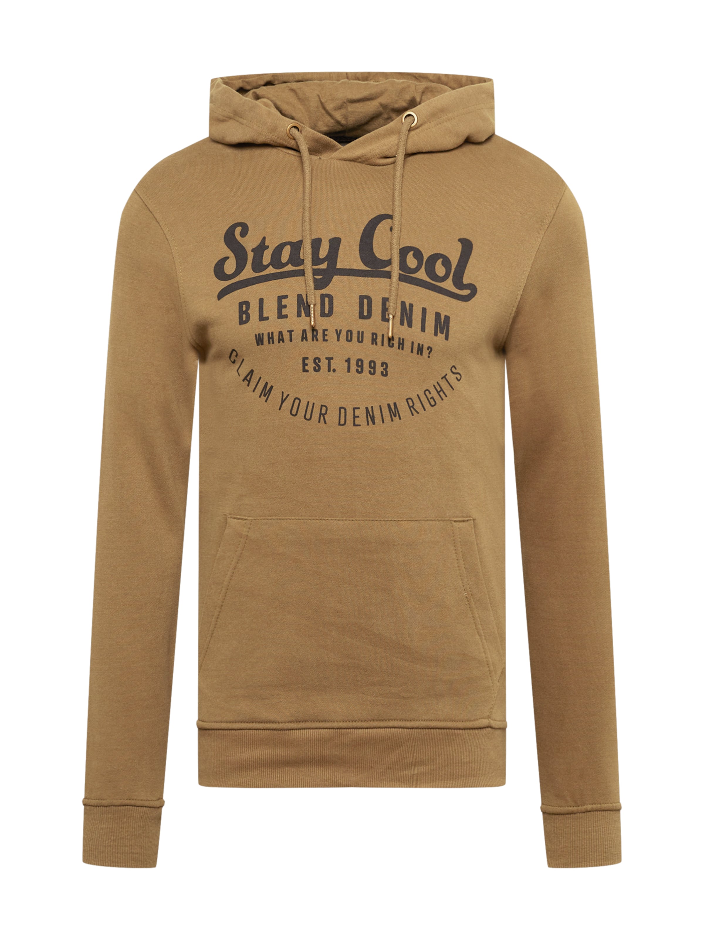 Sweat-shirt BLEND en vert : devant