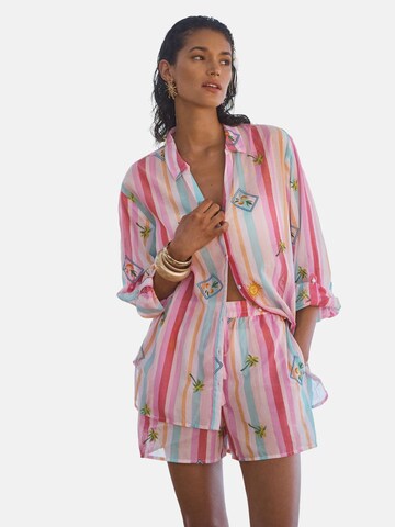 love & roses Pusero värissä vaaleanpunainen: etupuoli