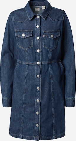 LEVI'S ® Blousejurk in Blauw: voorkant