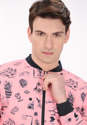 Veste mi-saison MO en rose