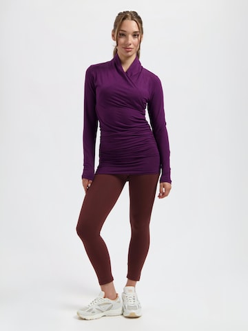 Urban Goddess Yoga & Activewear Sporttop 'Good Karma' in Lila