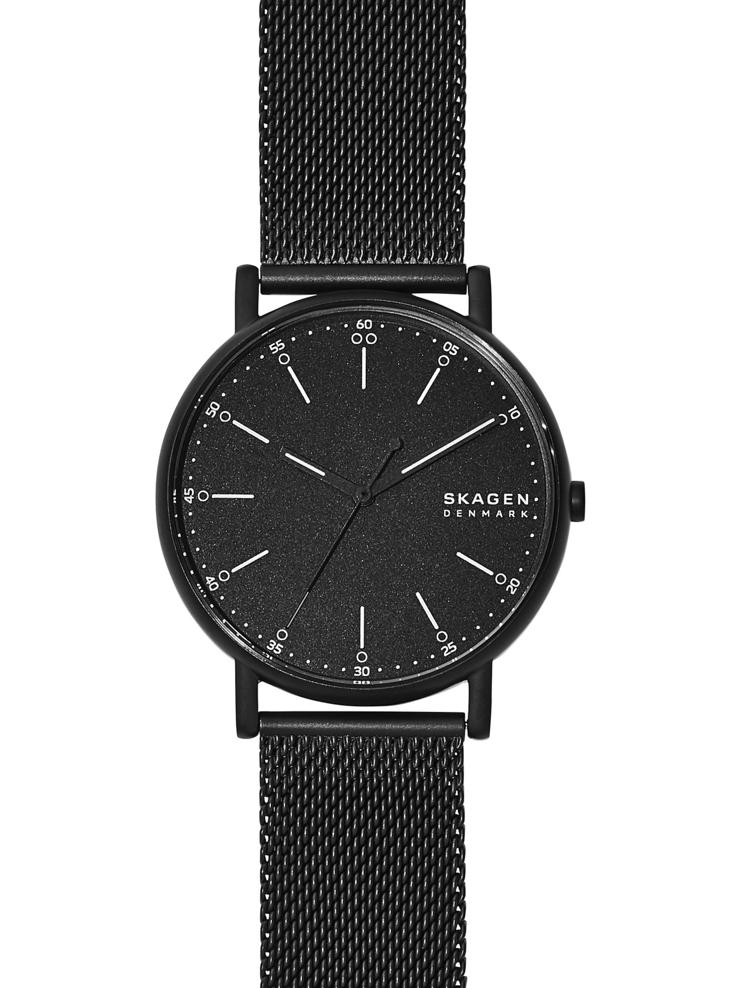 SKAGEN Analoog horloge in Zwart: voorkant