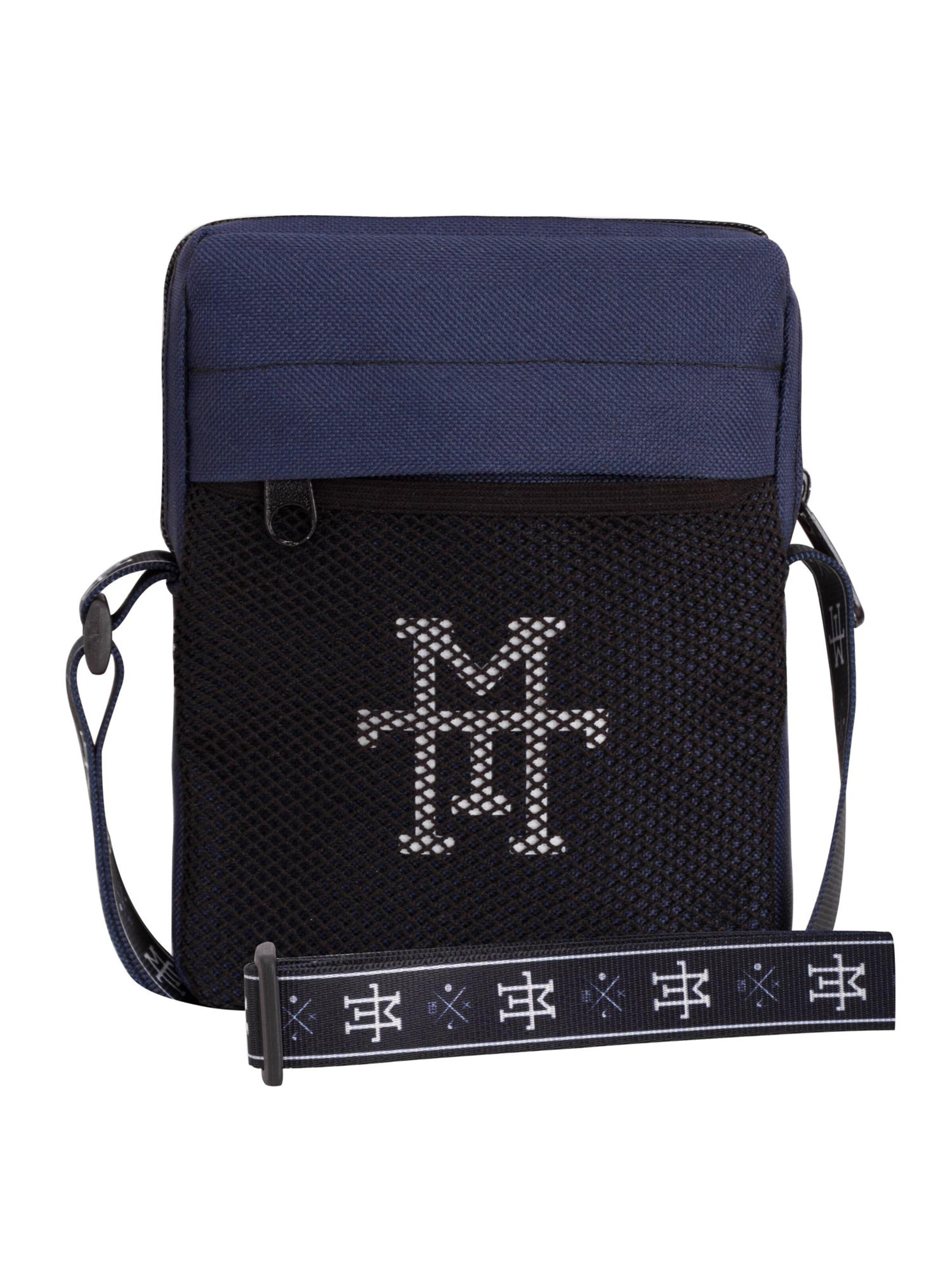 Manufaktur13 Crossbody Bag 'Pusher' in Blue: front