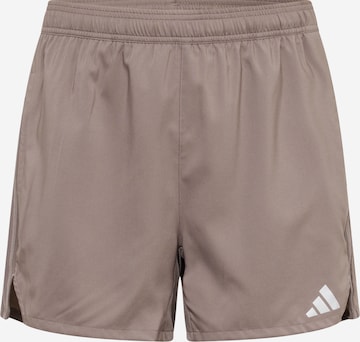 ADIDAS PERFORMANCE Regular Sportbroek 'Hiit' in Grijs: voorkant