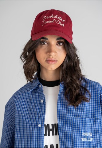 Prohibited Cap 'SC' in Red