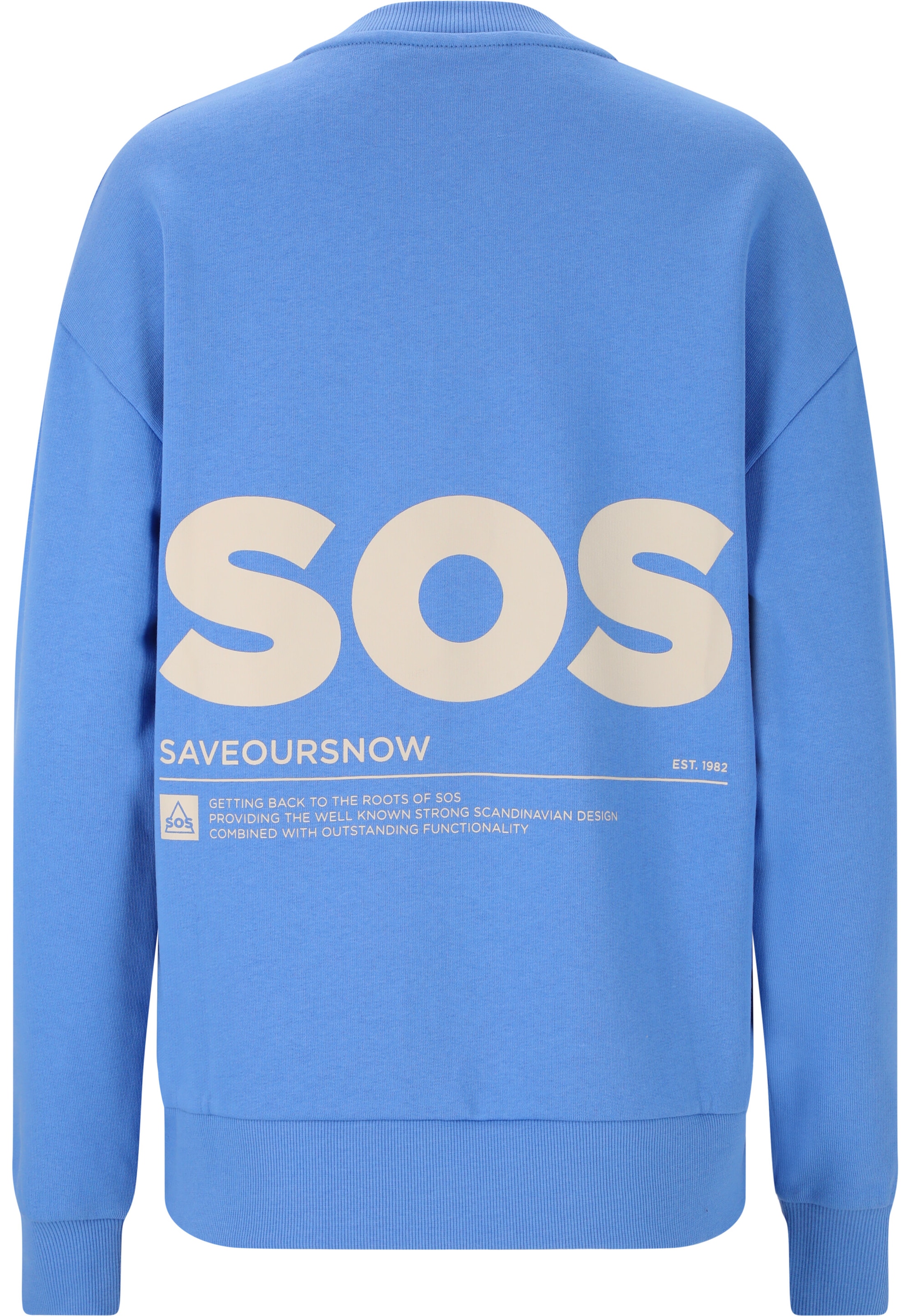 SOS Sweatshirt in Blau