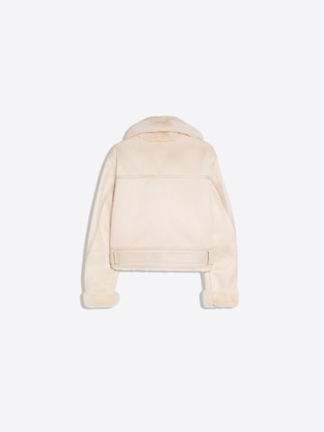 Bershka Přechodná bunda – béžová
