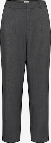 Kaffe Pleat-Front Pants 'KAMerle' in Grey: front