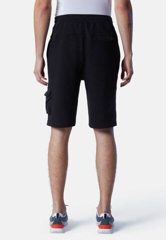 North Sails Regular Sweatshorts mit Seitentasche in Schwarz