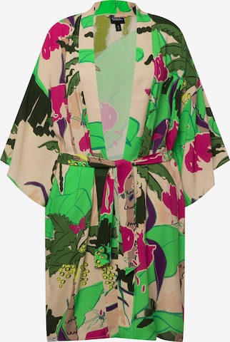 Ulla Popken Kimono in Green: front