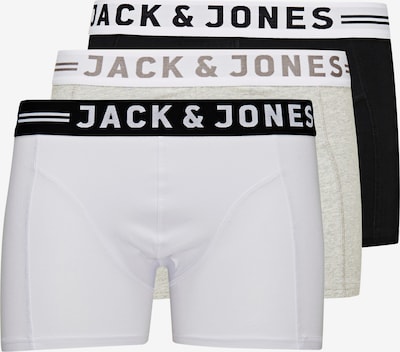 JACK & JONES Boksershorts 'Sense' i sepia / grå-meleret / sort / hvid, Produktvisning