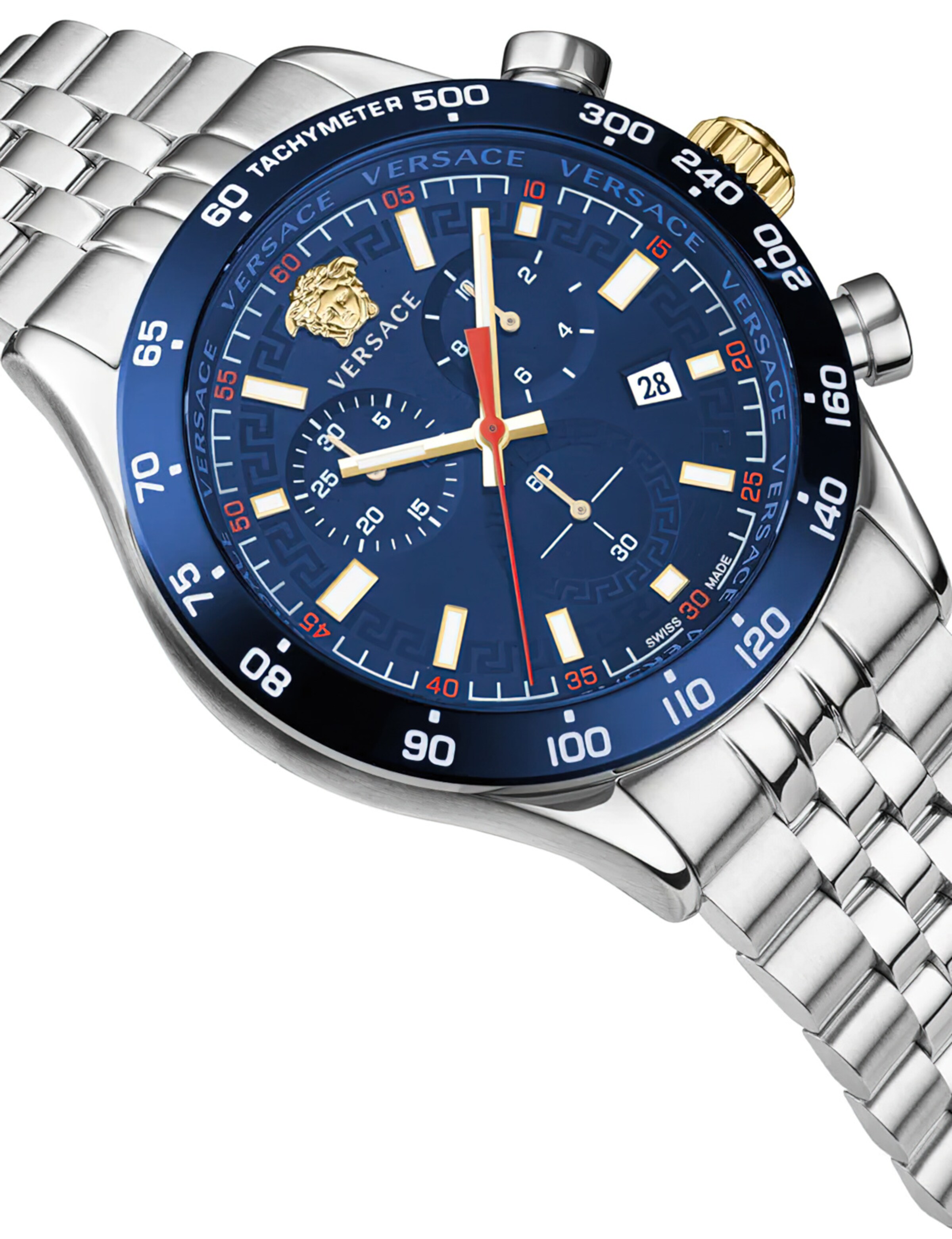 VERSACE Analog Watch 'VE2U01024' in Silver