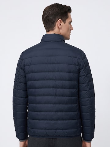 ALLTHEMEN Winterjas 'Stichwerk' in Blauw
