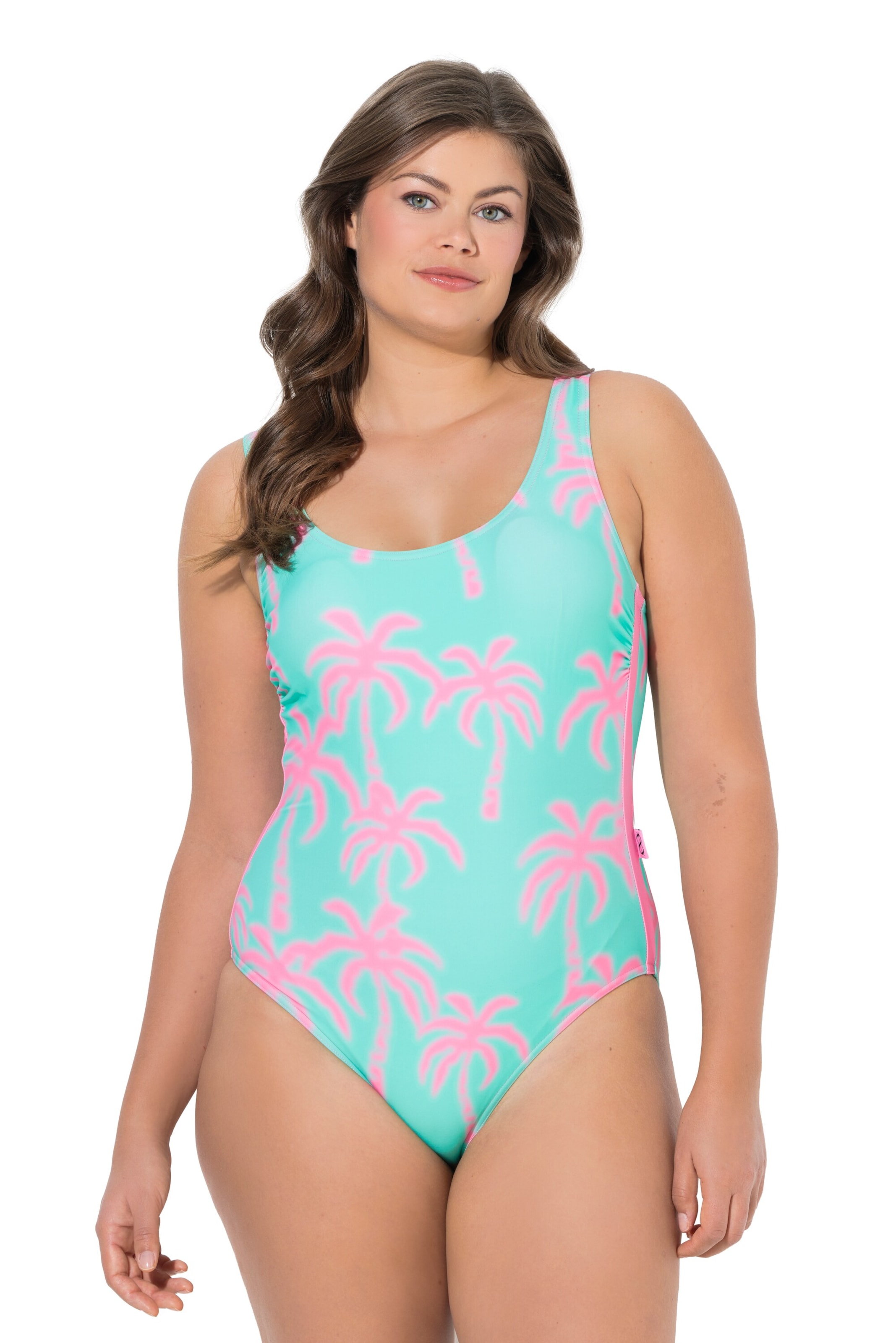 LAURASØN T-shirt Badpak in Blauw: voorkant