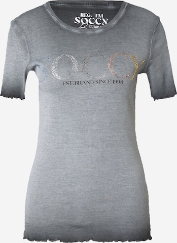 T-shirt 'HOLLY' Soccx en gris : devant