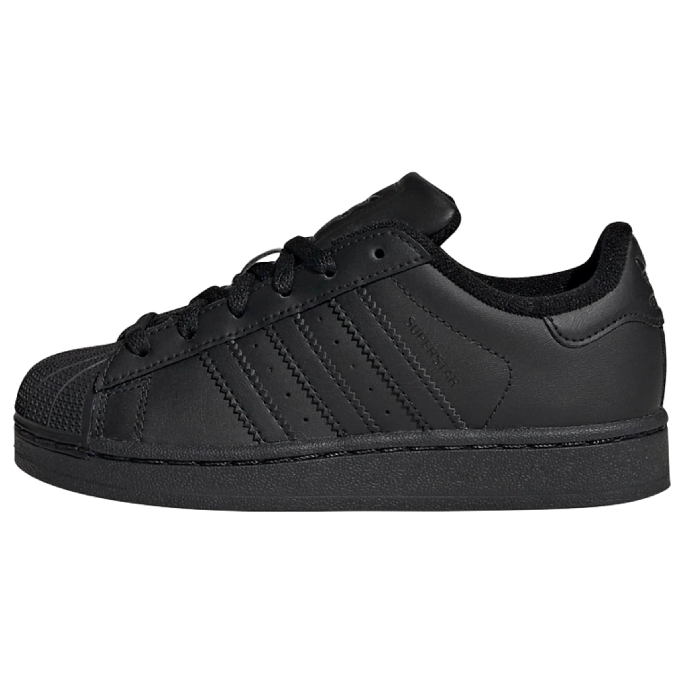 ADIDAS ORIGINALS Baskets 'Superstar II C' en noir, Vue avec produit