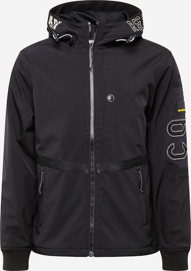 CAMP DAVID Jacke in gelb / grau / schwarz, Produktansicht