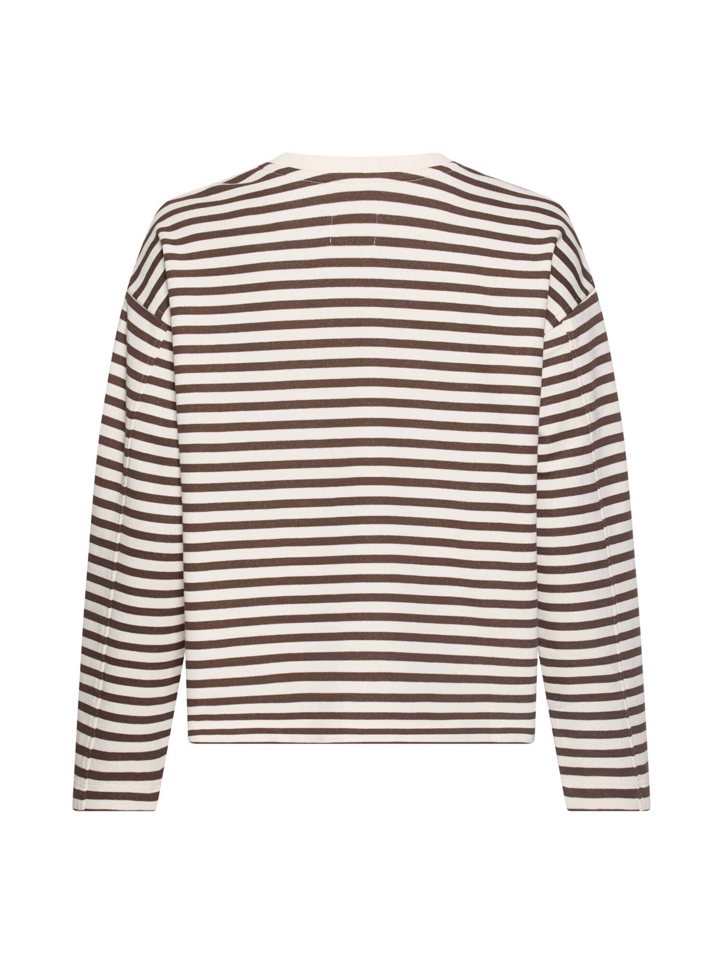 CAMEL ACTIVE Sweatshirt aus einem Baumwollmix in Braun