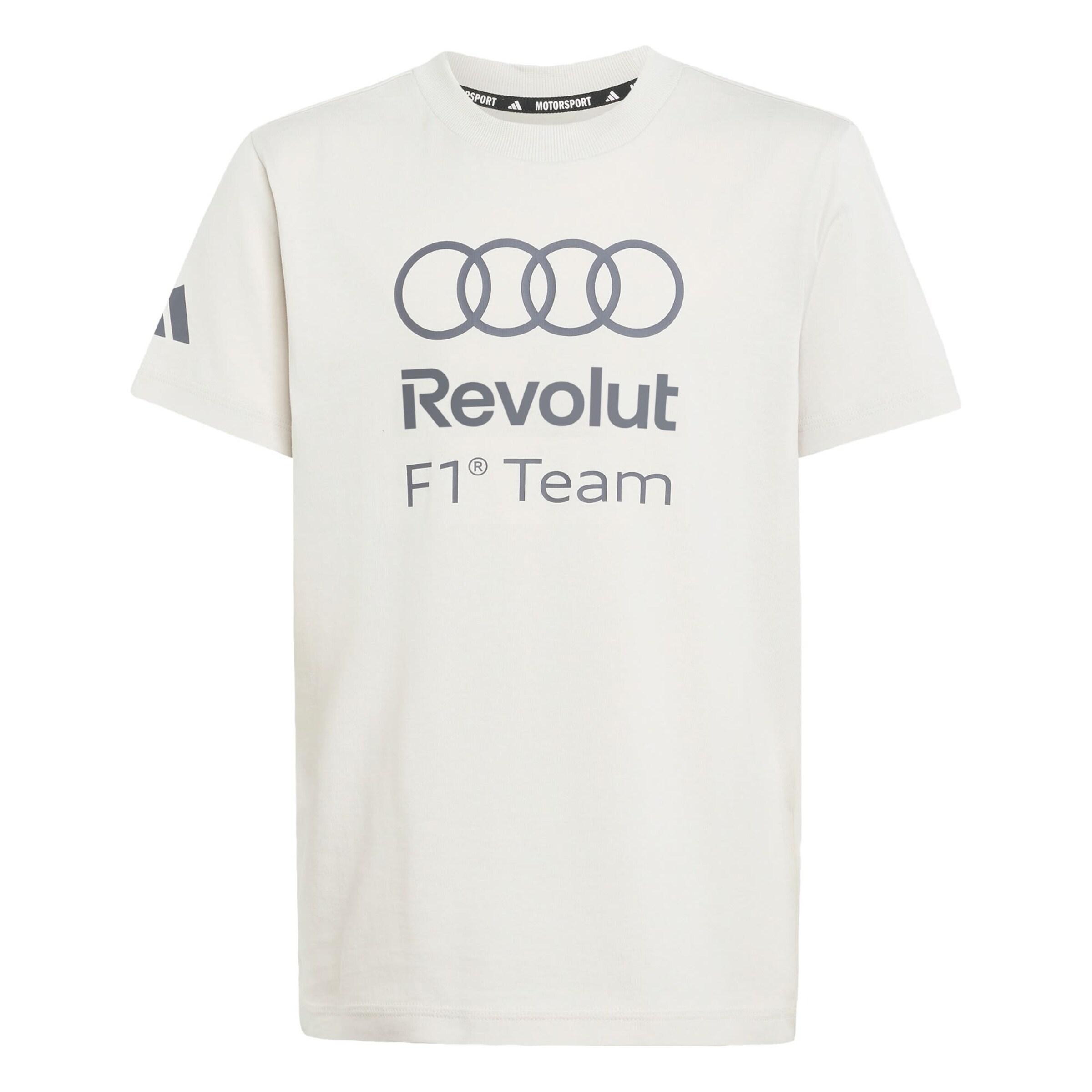 T-Shirt fonctionnel 'Audi Formel Eins Team Dna' ADIDAS PERFORMANCE en blanc : devant