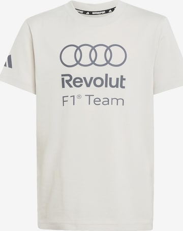 T-Shirt fonctionnel 'Audi Formel Eins Team Dna' ADIDAS PERFORMANCE en blanc : devant