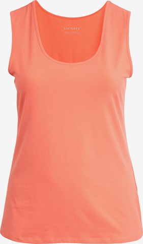 Orsay Top in Orange: front