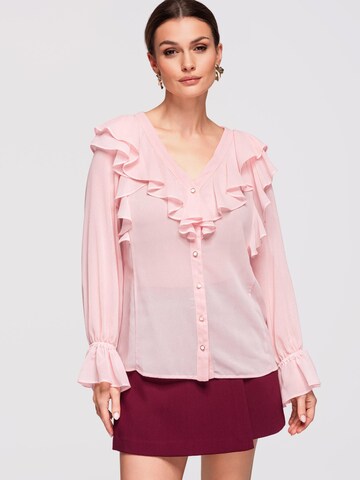 Ombre - Blusa en rosa