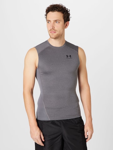 UNDER ARMOUR Regular Fit Funktionsshirt in Grau: predná strana