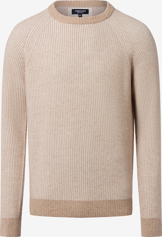 Pull-over Andrew James en beige : devant