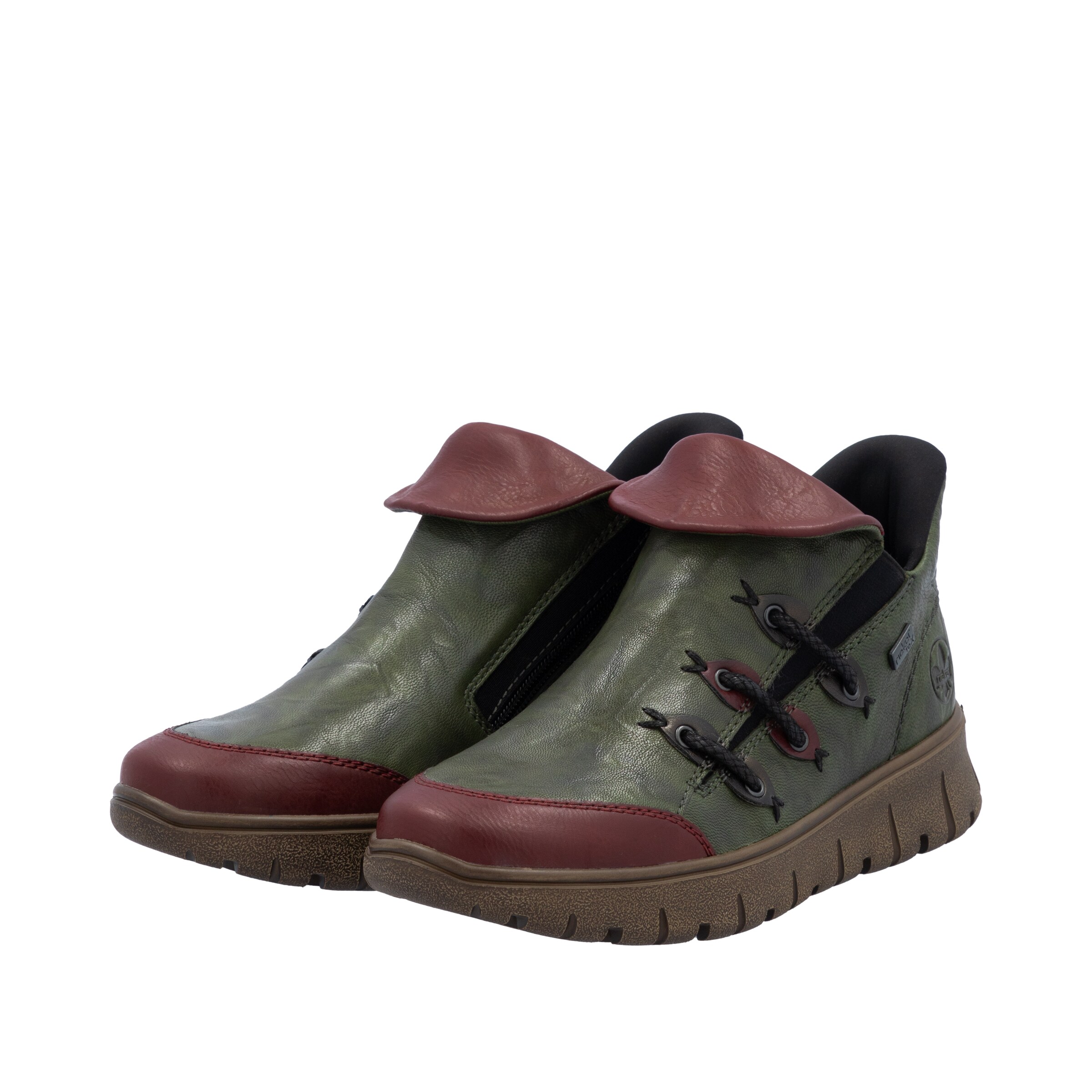 Bottines Rieker en vert