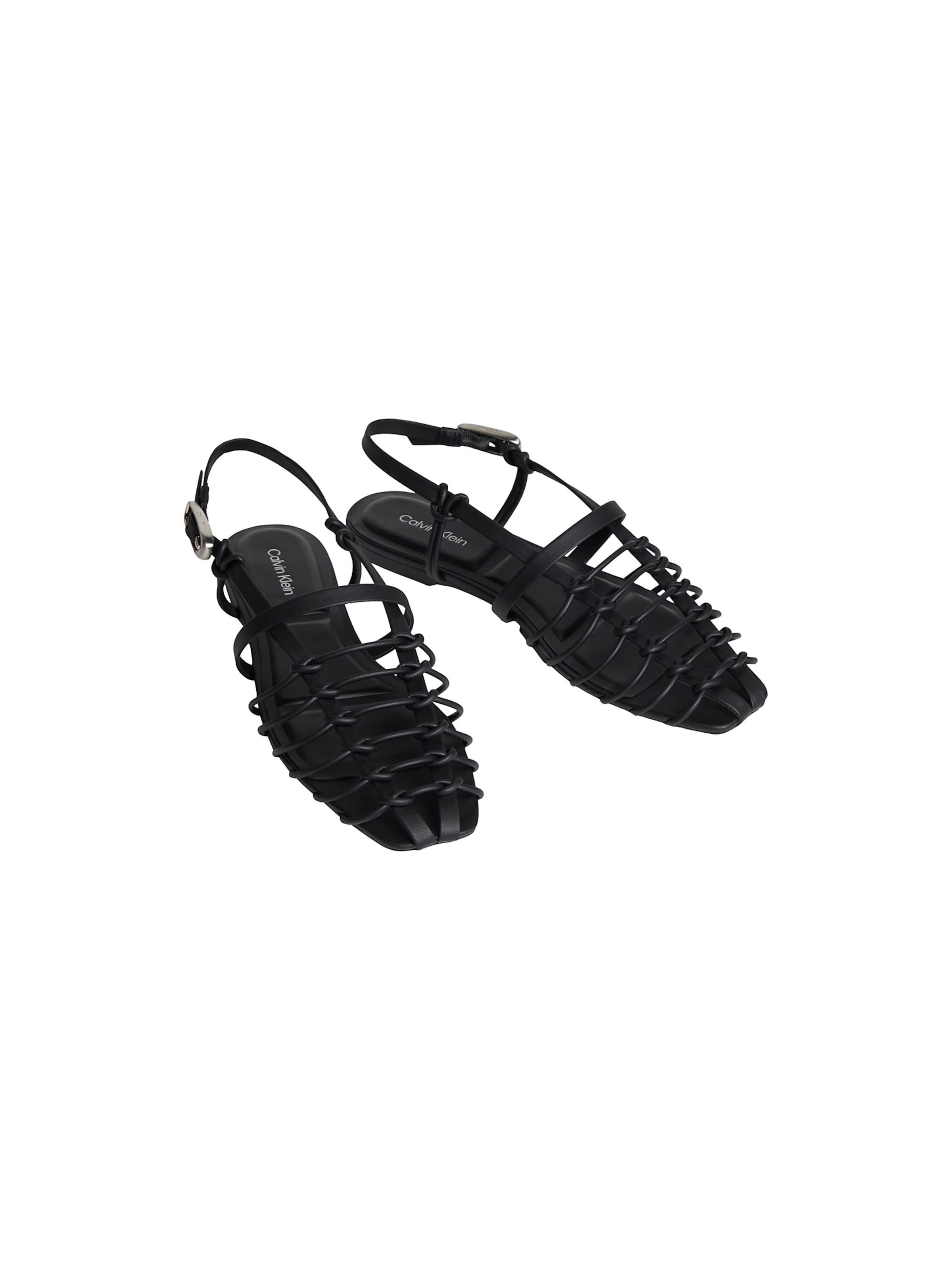 Calvin Klein Sandalen met riem 'Liliana' in Zwart