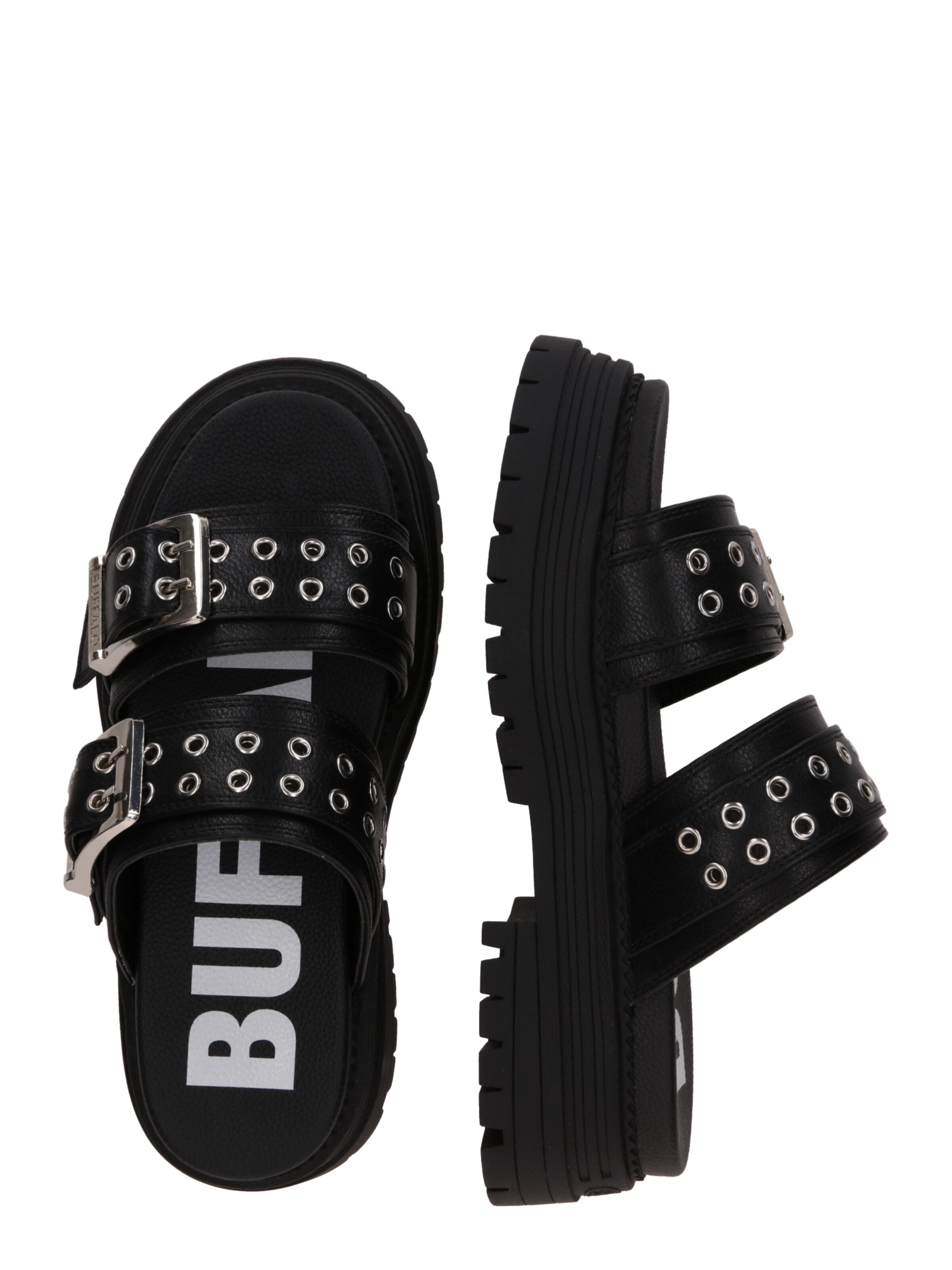 Saboți 'LENNOX' de la BUFFALO pe negru