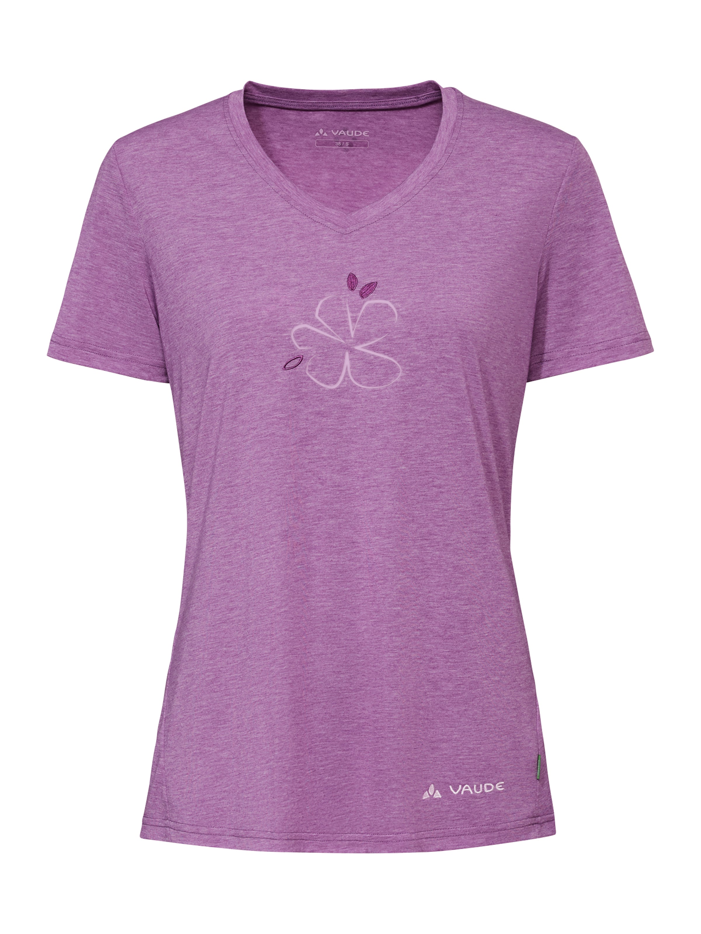 VAUDE Performance shirt 'Skomer III' in Purple: front